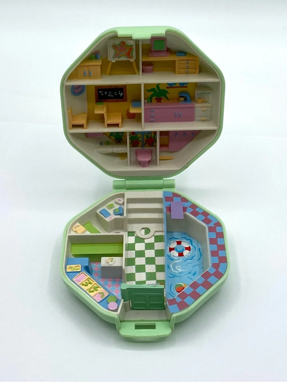 Polly Pocket School Compact Vintage 1990 Bluebird NO FIGURES
